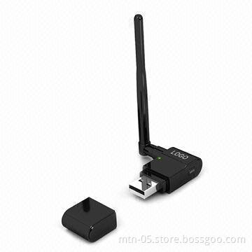 Mini WLAN USB 2.0 Card/Adapter with 2.4 to 2.4835GHz Frequency Range